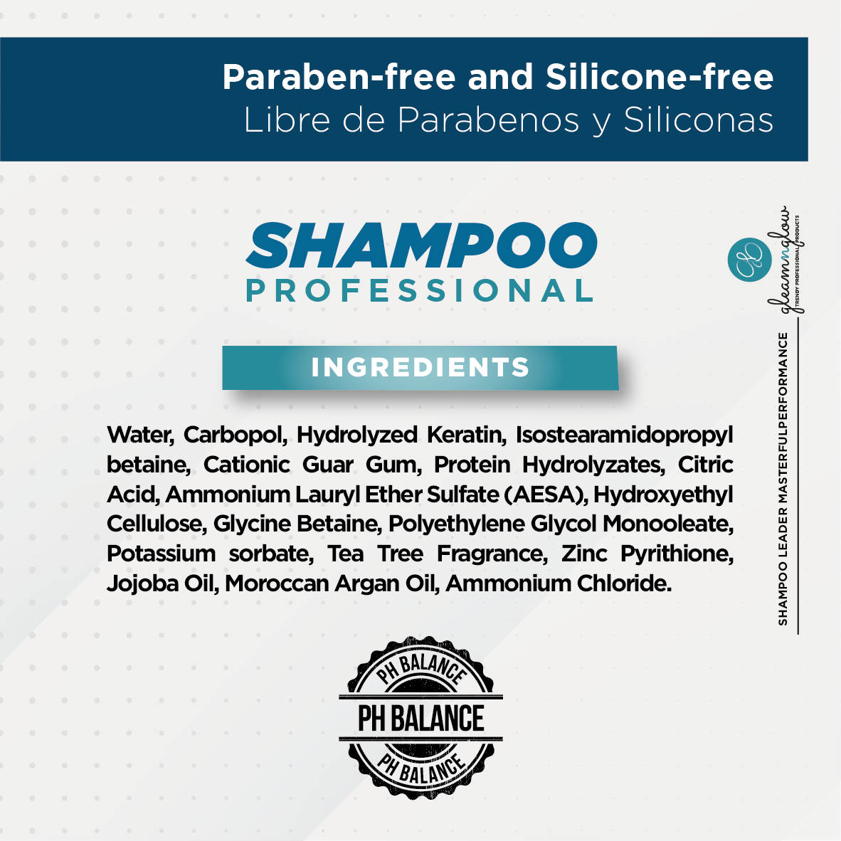 Shampoo Leader Masterful Performance 4L by Gleamnglow