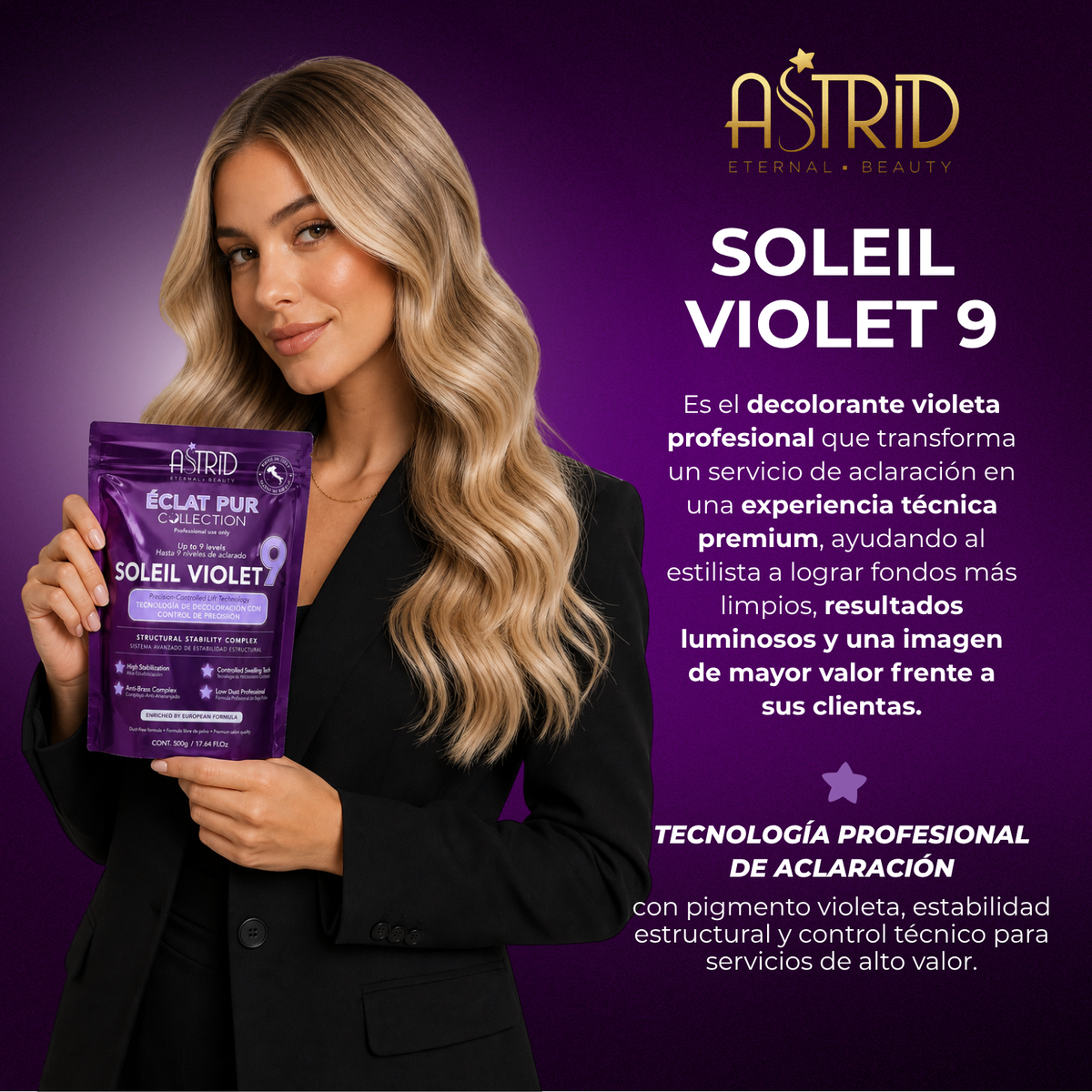 Soleil Violet 9 Bleach de Astrid