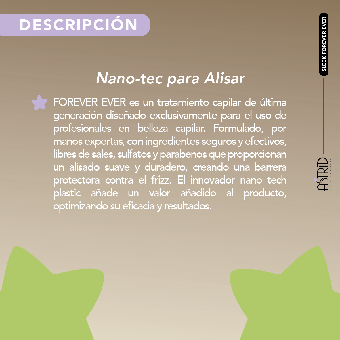Nanoplastia Sleek Forever Ever 500ml de Astrid