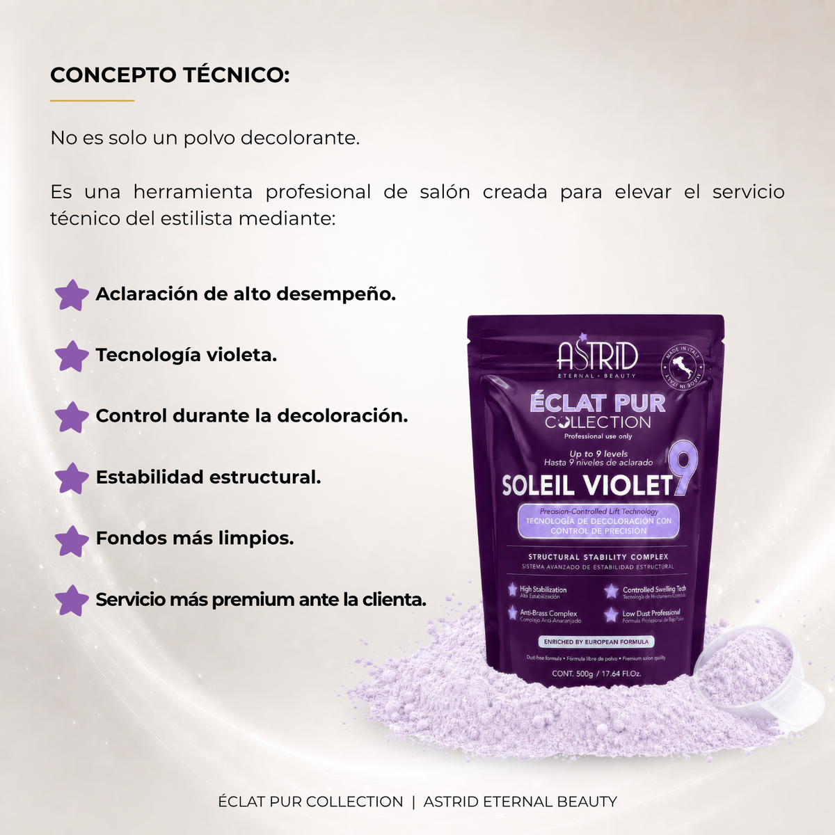 Soleil Violet 9 Bleach de Astrid