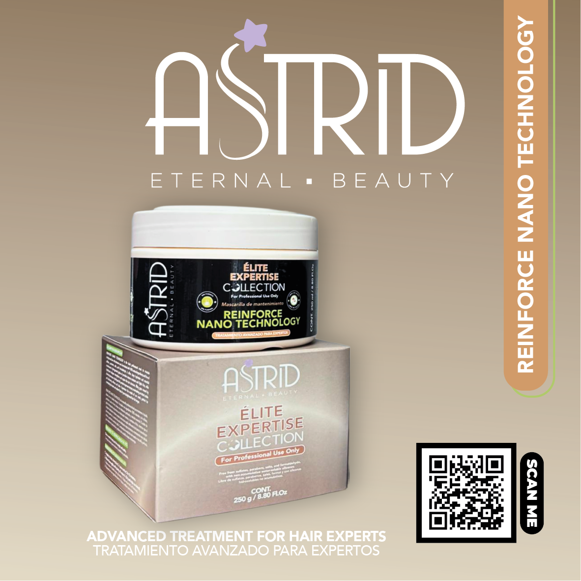 Mascarilla de mantenimiento Reinforce Nanoplasty 250g de Astrid