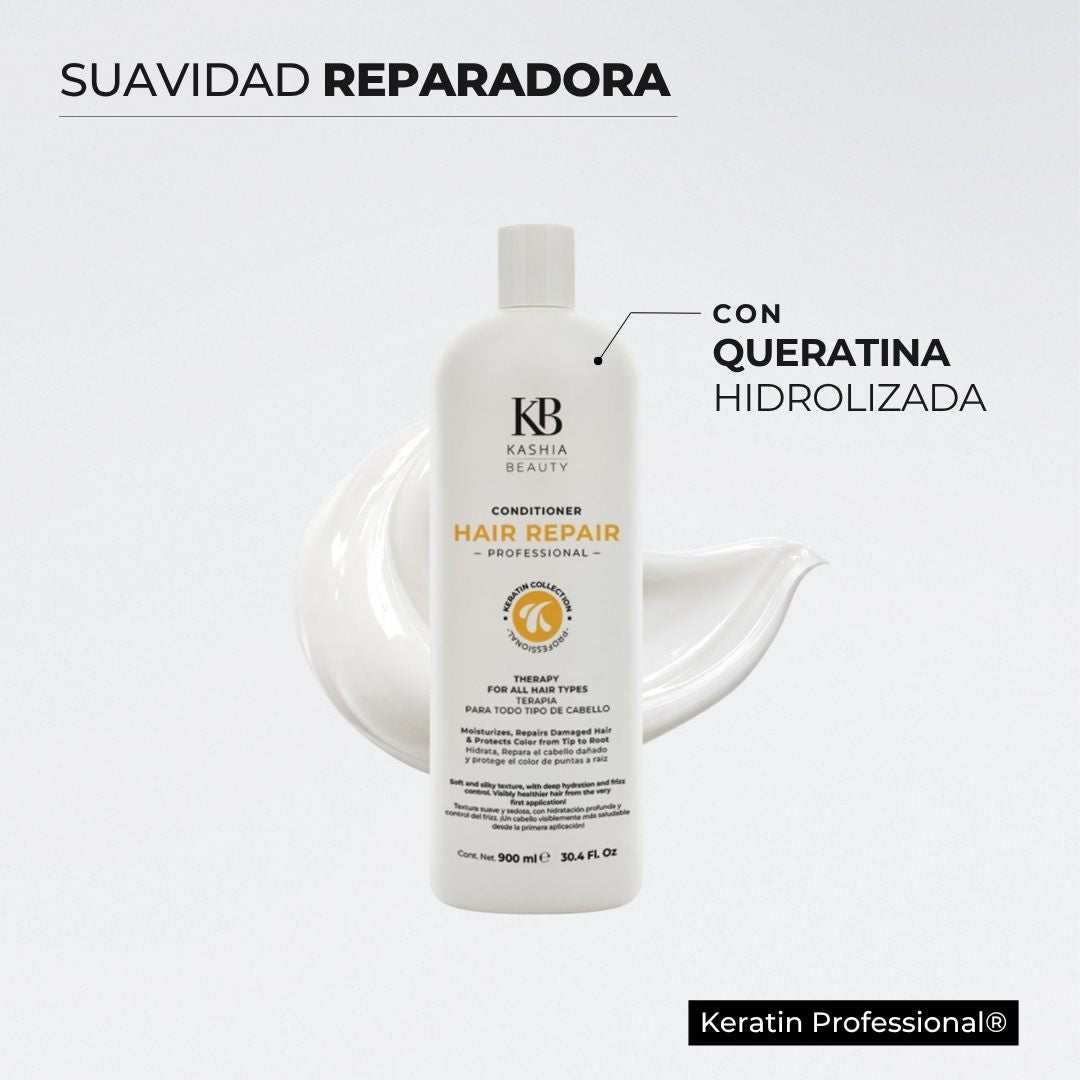 Acondicionador Reparación Capilar Queratina 900ml de Kashia Beauty