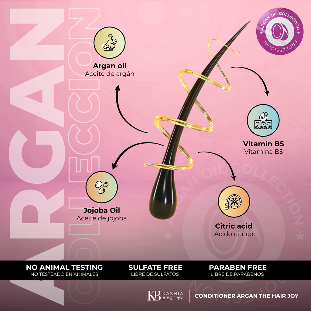 Acondicionador de Argán The Hair Joy 500ml de Kashia Beauty