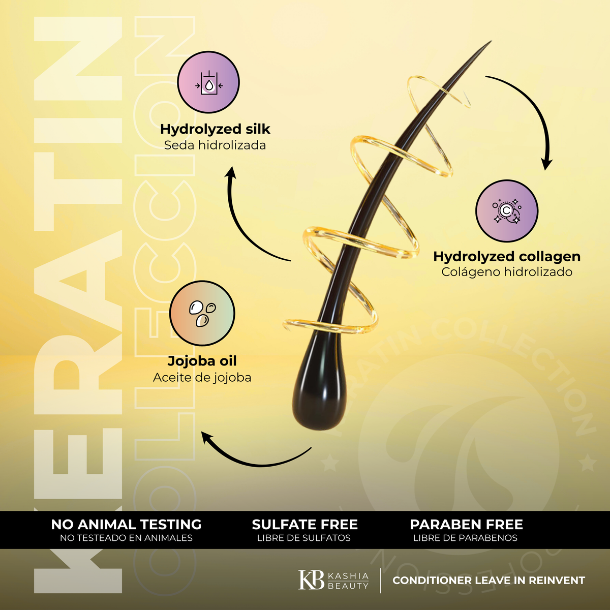 Acondicionador sin aclarado Reinvent 50 ml de Kashia Beauty