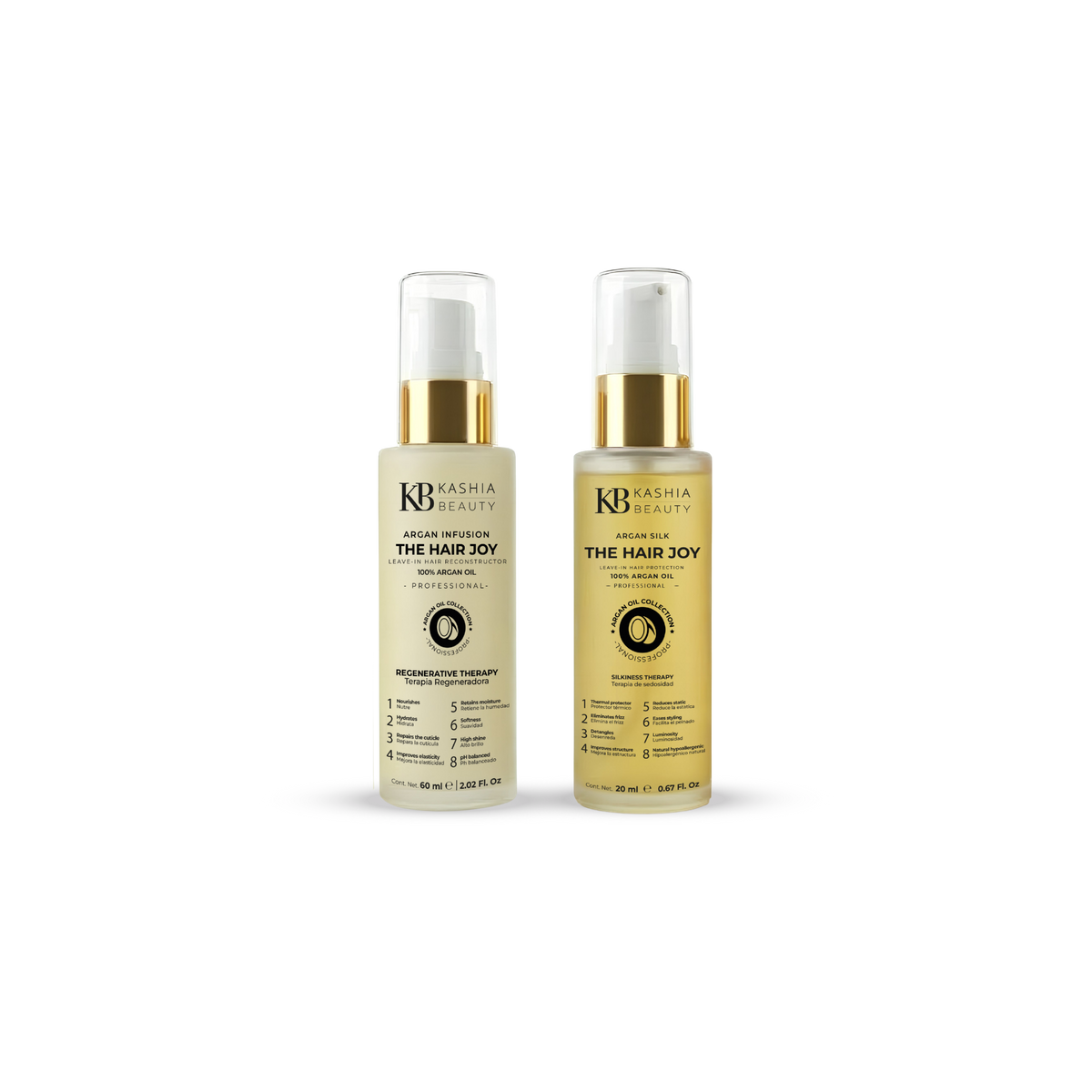 Argan Infusion and Silk The Hair Joy 60ml de Kashia Beauty