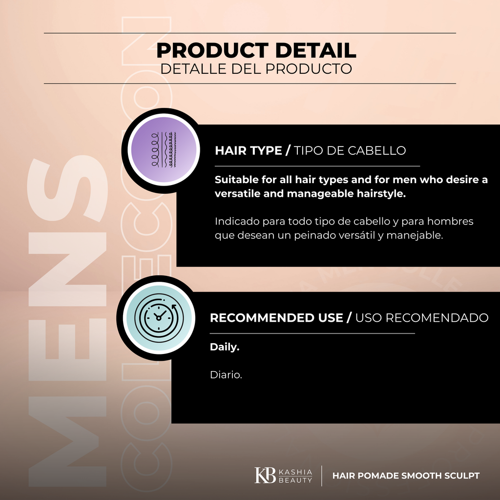 Pomada para el cabello Smooth Sculpt 100g de Kashia Beauty