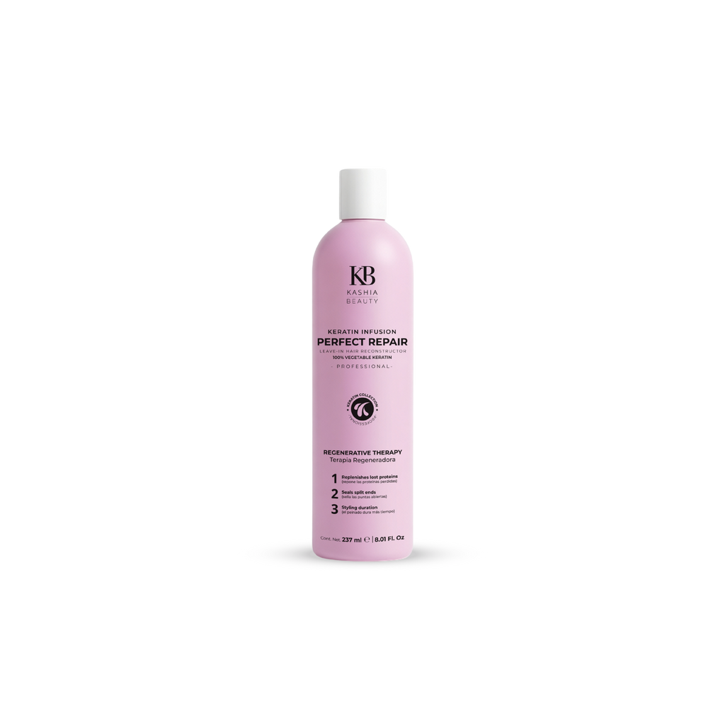 Tratamiento reparador capilar con infusión de queratina 237 ml de Kashia Beauty