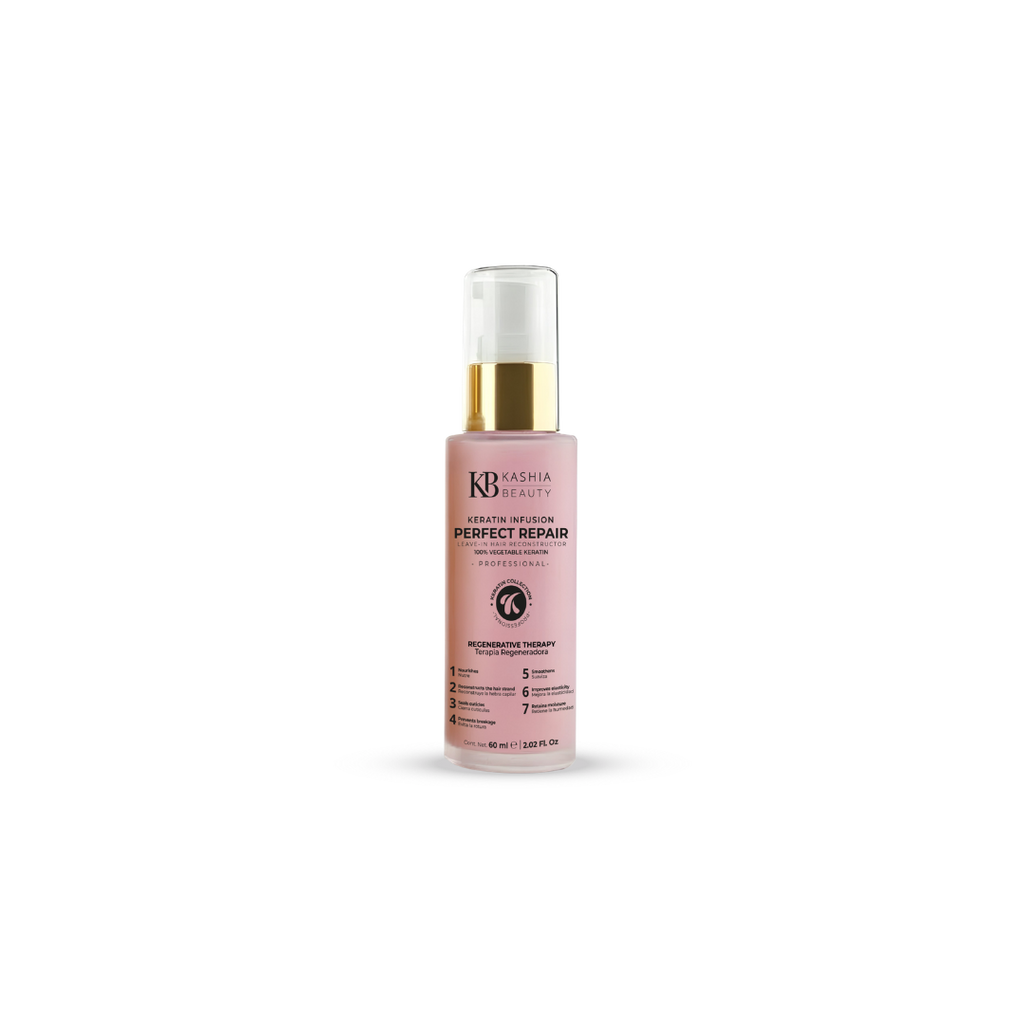 Tratamiento reparador capilar con infusión de queratina 60ml por Kashia Beauty