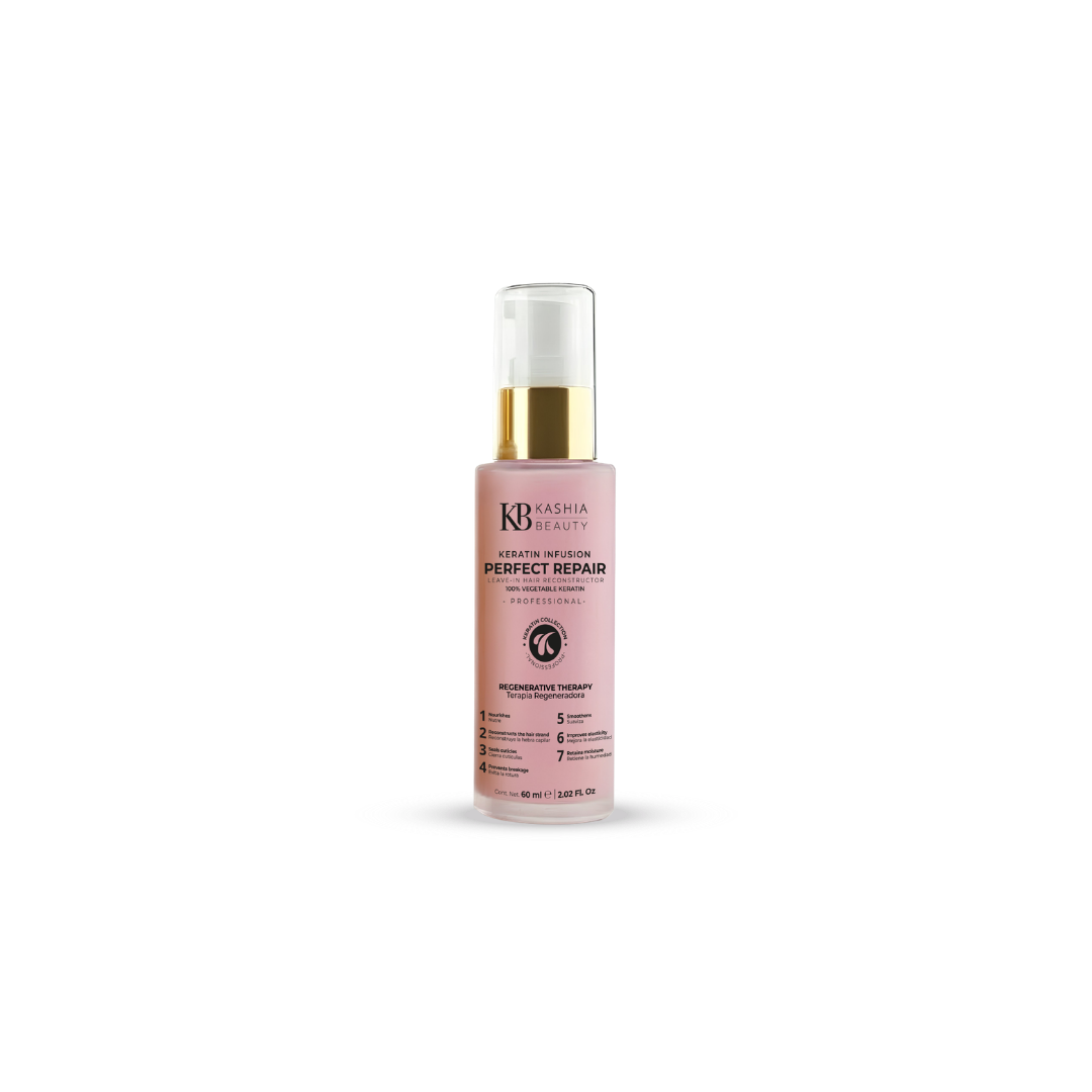 Tratamiento reparador capilar con infusión de queratina 60ml por Kashia Beauty
