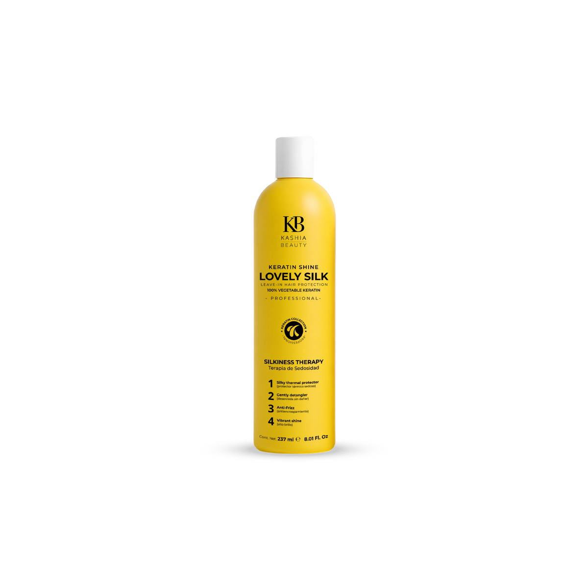 Reparación Capilar con Queratina Brillo LOVELY SILK 237ml de Kashia Beauty
