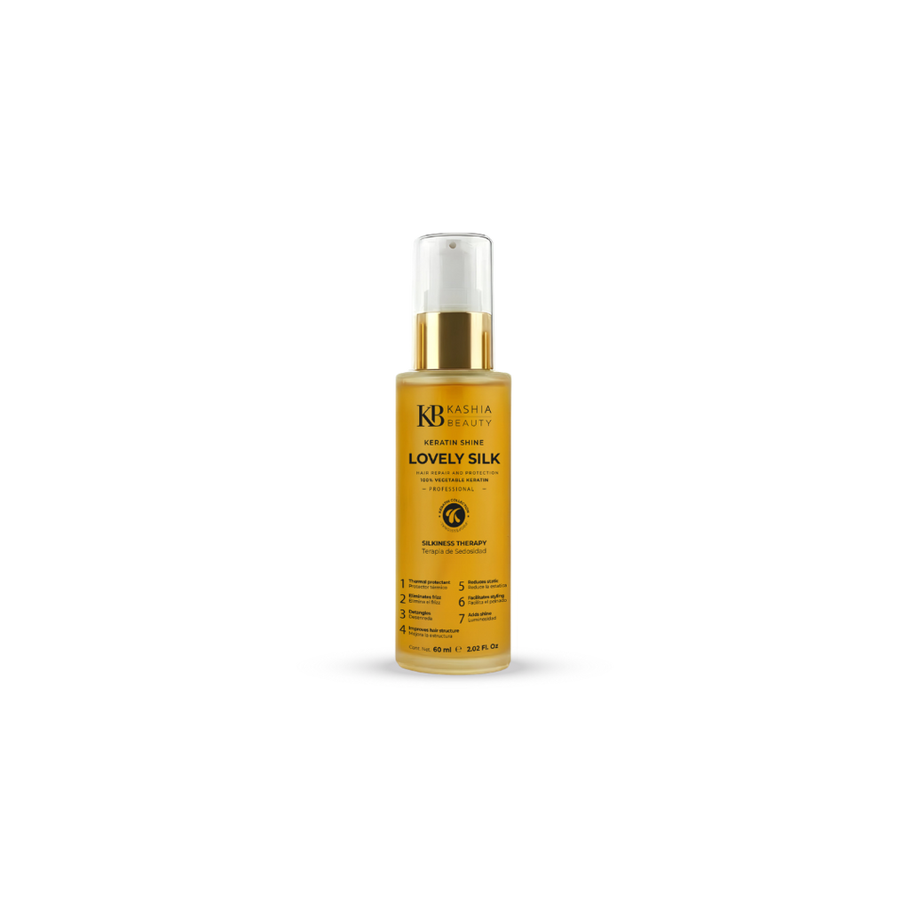 Keratin Shine Reparador Capilar LOVELY SILK 60ml de Kashia Beauty
