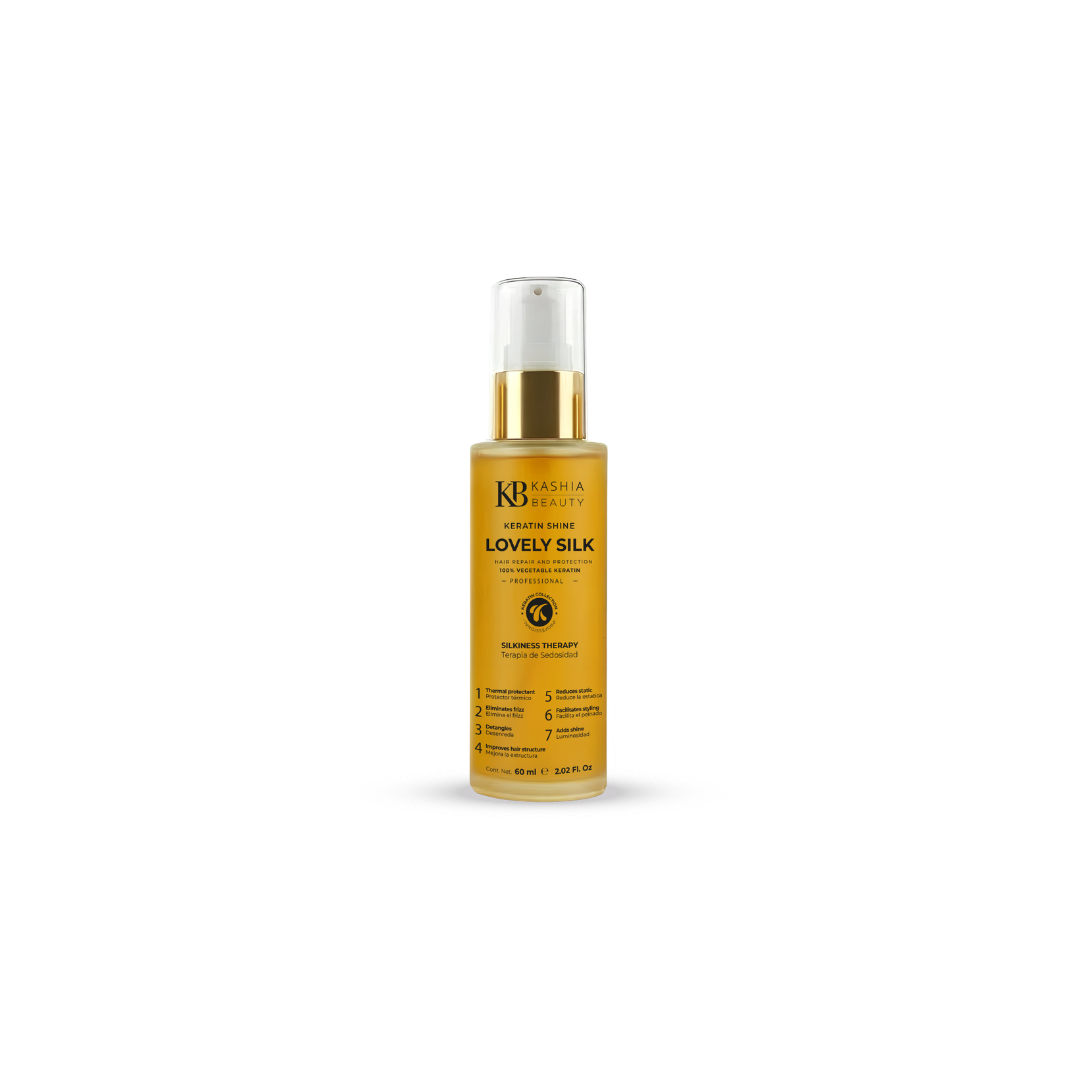 Keratin Shine Reparador Capilar LOVELY SILK 60ml de Kashia Beauty