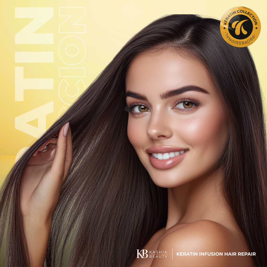 Tratamiento reparador capilar con infusión de queratina 60ml por Kashia Beauty