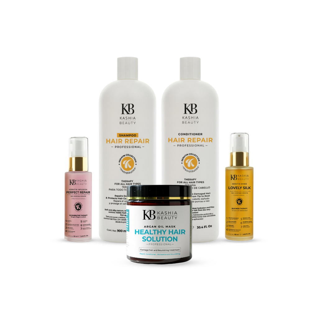 Kit de mantenimiento Nº1 Solución para cabello saludable de Kashia Beauty