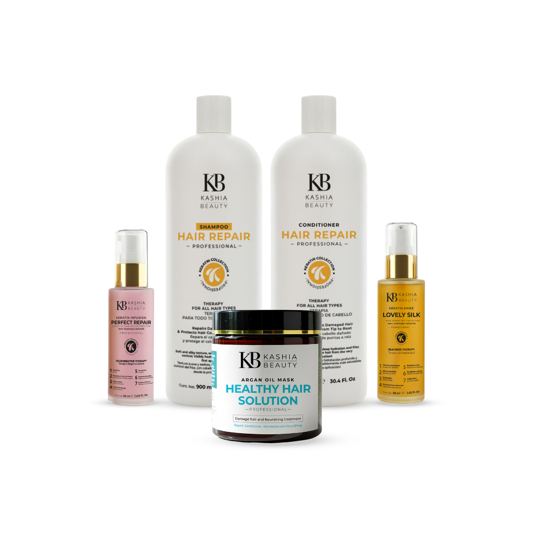 Kit de mantenimiento Nº1 Solución para cabello saludable de Kashia Beauty
