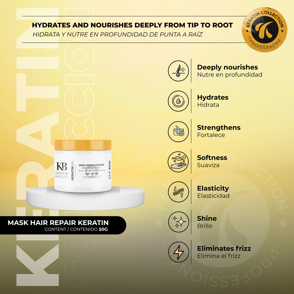 Kit de Viaje de Tratamiento de Keratina de Kashia Beauty