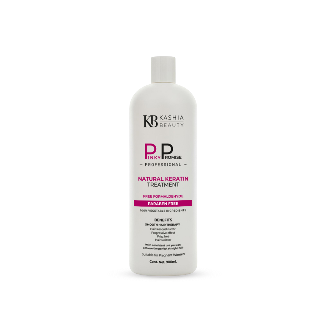 Tratamiento de queratina natural Pinky Promise 900ml de Kashia Beauty
