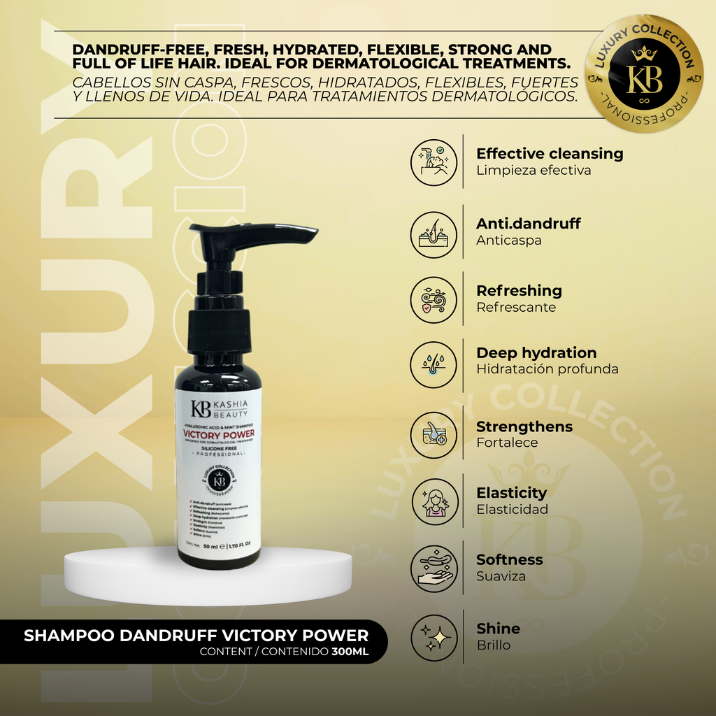 Champú Anticaspa Victory Power 50ml de Kashia Beauty