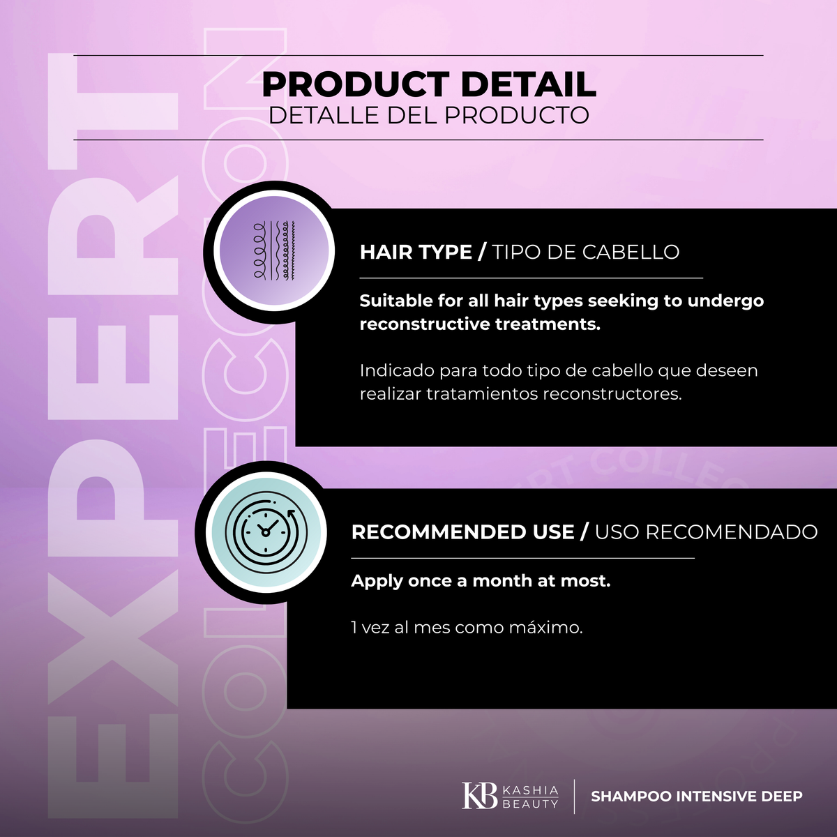 Champú de limpieza profunda intensiva 500ml de Kashia Beauty